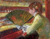 Mary Cassatt Canvas Paintings - Theater